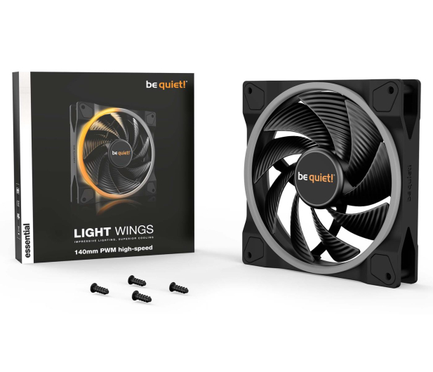 be quiet! Light Wings 140 PWM high-speed ARGB 140mm - 699450 - zdjęcie 4